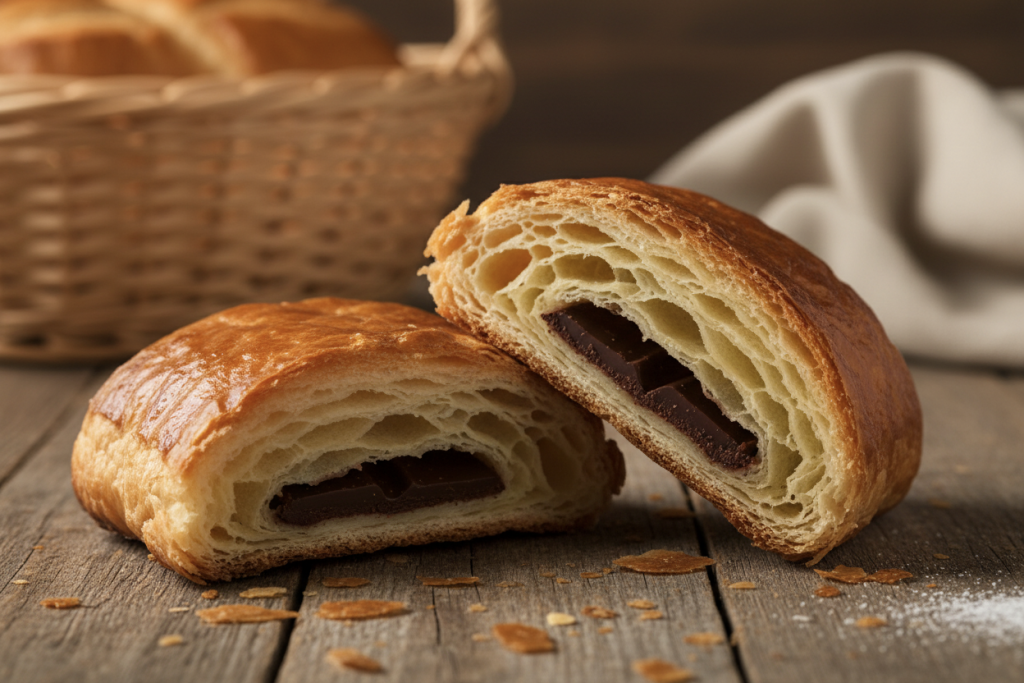 Chocolatine ou pain au chocolat : histoire, d&eacute;bat et identit&eacute; d'une viennoiserie mythique